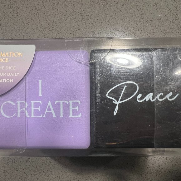 🆕💕Affirmation Dice Set💕Set of 2 Dice💕 - Picture 2 of 4